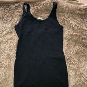 Plain Black Bodycon Dress